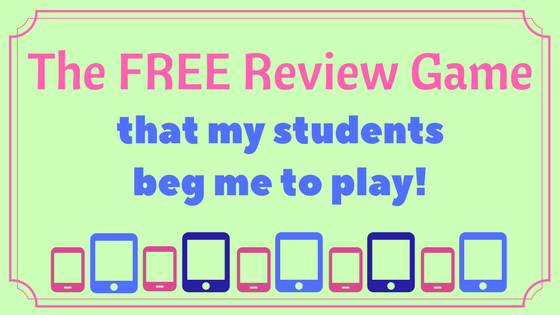 The (FREE!) Review Game That My Students Beg Me To Play! - So Blessed ...